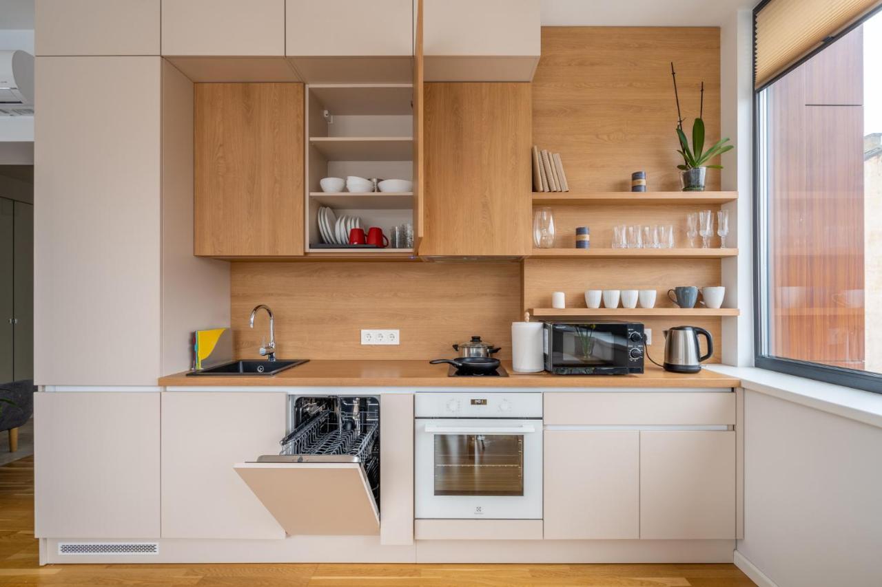 1-Bedroom Penthouse With Underground Parking Riga Kültér fotó